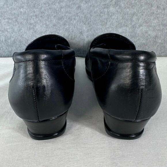 SAS Women's sz 7.5 Easier Slip On Loafer Black Leather Medicaid Diabetic - Picture 3 of 7